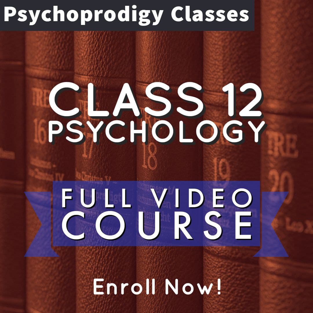 Class 12 Psychology Full Video Course