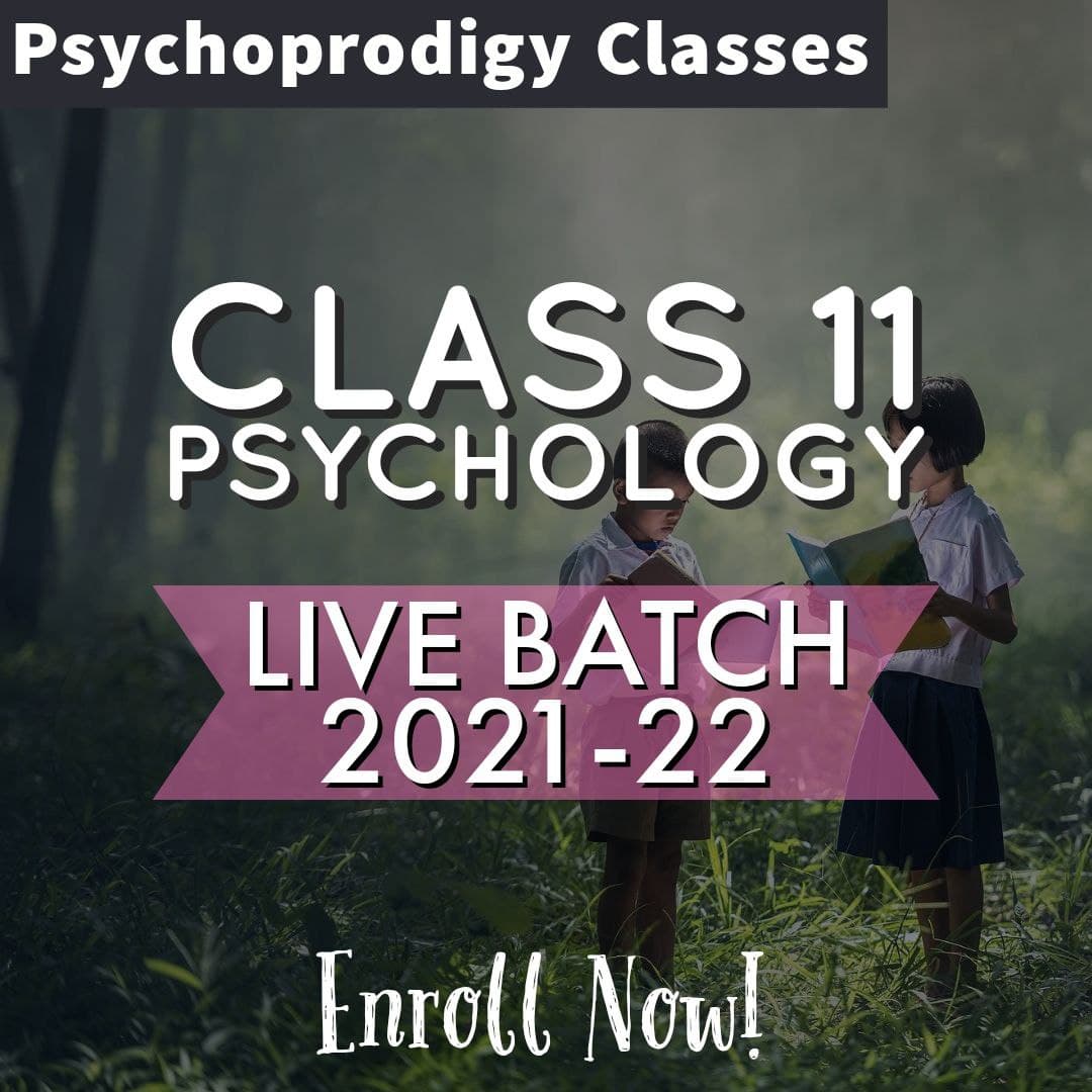 Class 11 Psychology LIVE Course